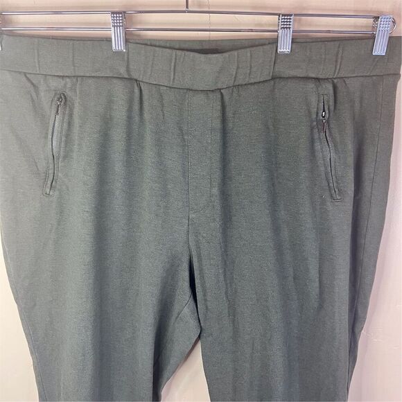 Torrid Women's Size 4x Dark Green High Rise Jogger Pants with‎ Zip Pockets Comfy - Picture 2 of 7